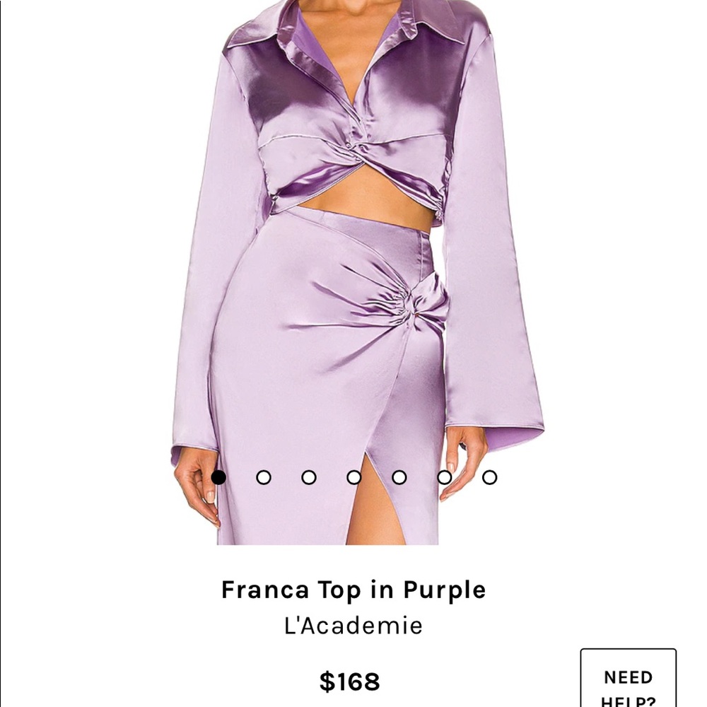 ✨ NWT purple two piece set.